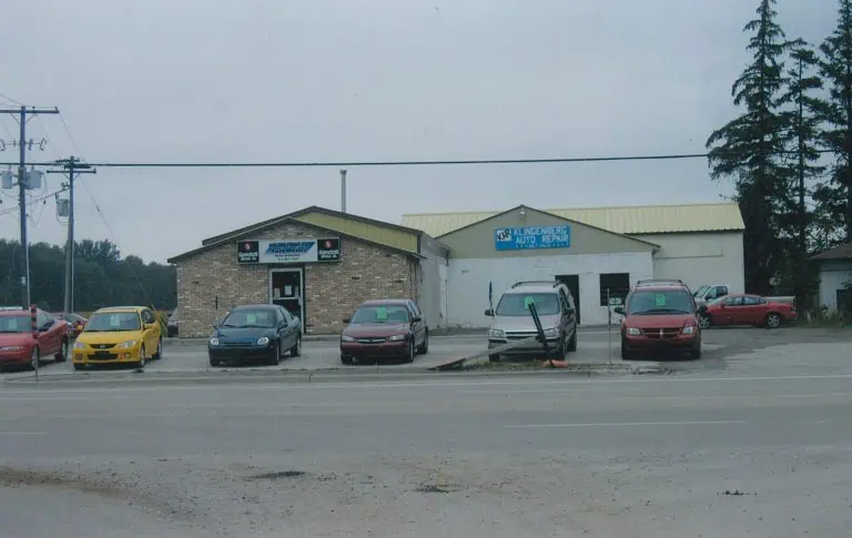 Former home of Klingenberg Automotive, in Woodstock Ontario.